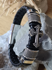 Armband Herren Lederarmband Magnetverschluss Leder – Geschenk Schmuck Männer