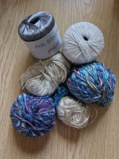 Wolle Effektgarne Glitzer