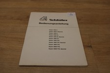 Schlüter Super 1050V 1250V 1500TVL 1800TVL 2000TV Bedienungsanleitung   xb11020