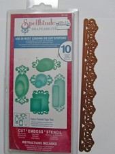 Spellbinders Fancy Tags Two und Bordürenstanze