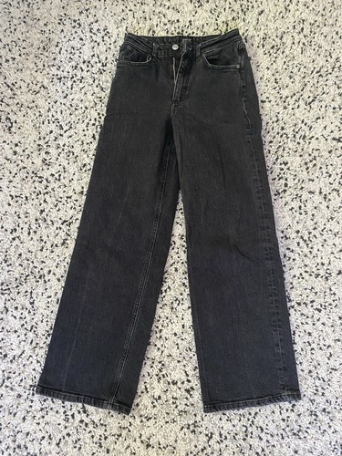 Jeans schwarz wide leg high - wide,