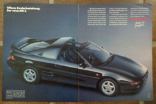 Toyota MR2 Auto Werbung bzw Reklame
