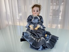 Künstlerpuppe Alte Sammler Porzellankopf Puppe 53 cm Zustand Siehe Foto   
