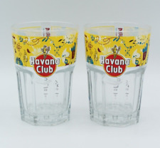 2x Havana Club Glas Fan Edition Gelb Longdrink Set 340ml Tumbler Motiv 3 Monzon
