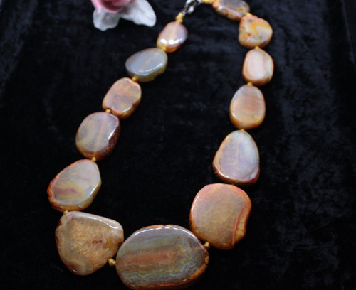 Collier massive edelstein echt - massive,