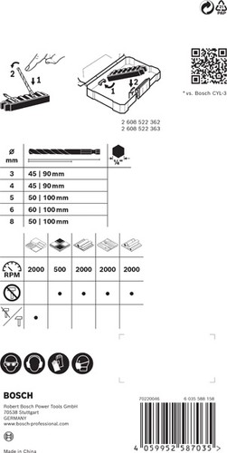 Bosch expert hex - hex-9, multi