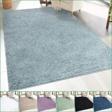 Teppich Shaggy Hochflor Langflor Einfarbig Uni für Wohnzimmer, Schlafzimmer