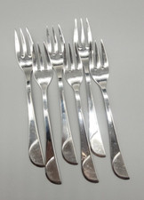 WMF Solo 6x Kuchengabeln Gebaucht Cromargan