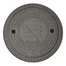 HYDROTEC Gully Kanaldeckel Schachtdeckel Gullydeckel Länderwappen Sachsen 50kN
