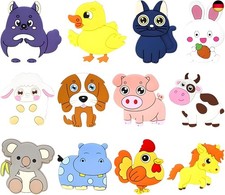  12 Stücke Kinder Magnete