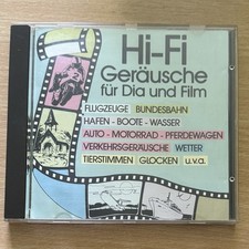 Hi-Fi GERÄUSCHE für Dia und Film / CD / Wetter / Flugzeuge / Tierstimmen / u.v.a