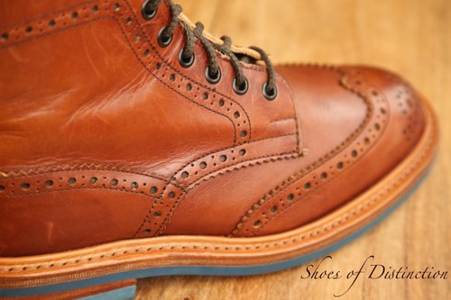 Trickers stow hellbraun - stow, leder