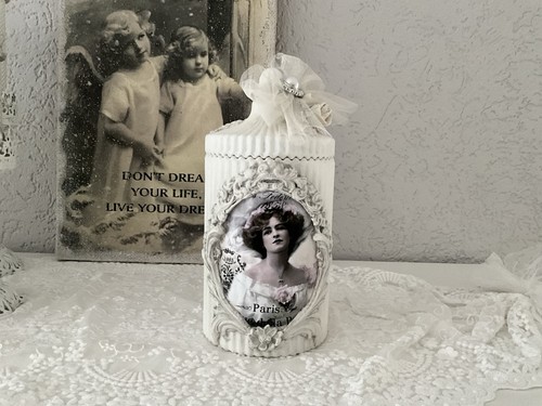 Shabby deko vintage lady - vintage,