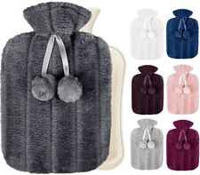 Wärmflasche mit Bezug Fleece