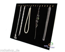 Armbandaufsteller Kettenständer Kettenhalter Schmuckdisplay mit 17 Haken Samt