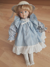 Gilde Puppe Original Künstler Handwerk 1990er Landhaus Stil Sammler, mit Ständer