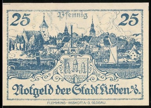 Notgeld köben 1920 - a., 25