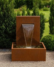 Wasserspiel Cortenstahl