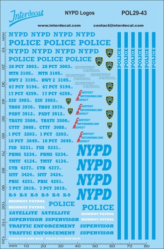 Polizei nypd police 1 - polizei,, 1/43