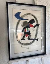 Miro, Siebdruck, Bild, Passepartout, Echtholzrahmen