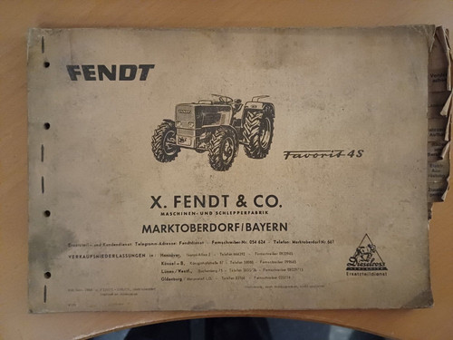 Ersatzteilliste fendt favorit - ersatzteilliste,