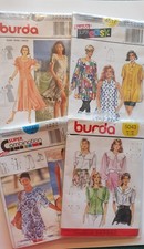 4 Stück Burda Schnittmuster Vintage 80er/90er