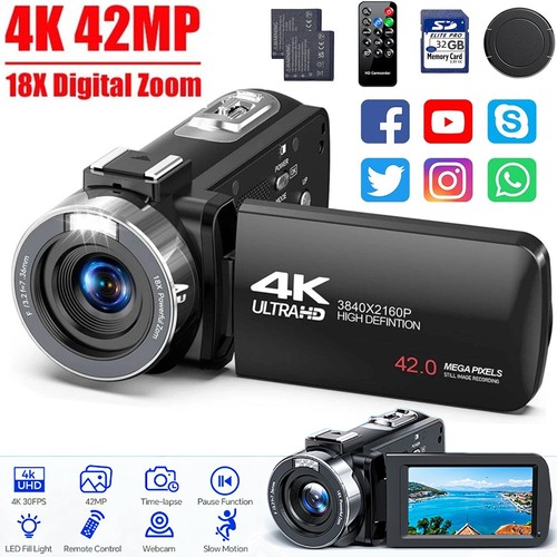 Zoll videokamera 4k 42mp - 3,0,