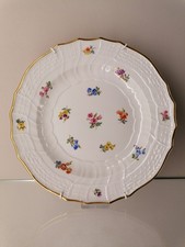 Meissen Neubrandenstein Streublümchen Schale tiefer Teller DM 25cm 1. Wahl