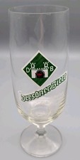 Dresdner Biere Bierglas Tulpe Köstlich Bekömmlich Begehrt Vintage Bier Glas  DDR