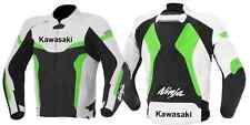 Custom Kawasaki Racing Motorrad Lederjacke Kawasaki Motorrad Biker Jacke