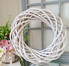 Kranz weiß Rattan weißer