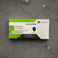 Lexmark 74C2HCE Toner Cyan