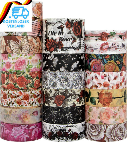 Rose washi tape - washi,