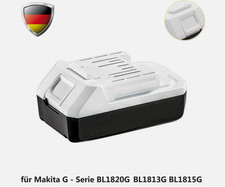 BL1820G für Makita Akku 18V 2,0Ah BL1815G BL1813G Li-Ion BL1830G HP457D 195608-4