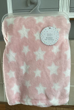 Pure Baby Star Decke Rosa 70 x