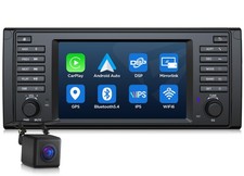 E39X7 Autoradio 3+32GB CarPlay Android 14 GPS Navi Bluetooth Für BMW E39 5er M5