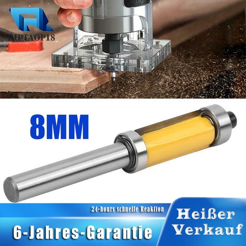 Schaft bündigfräser - 8, mm