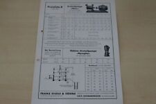 197998) Eisele - Pumpen Preisliste - Prospekt 03/1950
