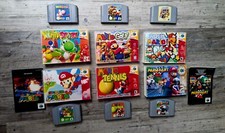 Nintendo 64 - Set 6 Spiele Yoshi's Story, Super Mario, Golf, Paper, Tennis, Kart
