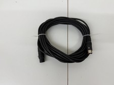 XLR Audio Kabel Mikrofonkabel schwarz - 5m Länge - gebraucht