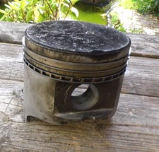 gebrauchter Kolben mit Kolbenringe - 10,5 cm Ø - Deko