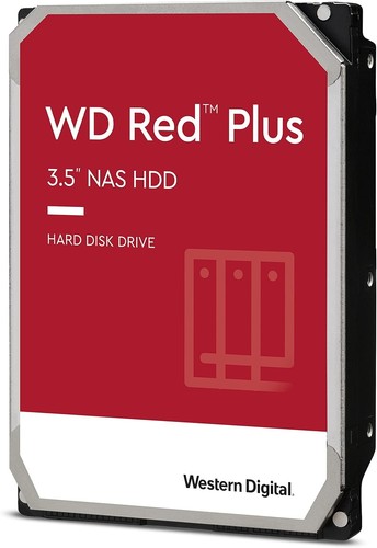 Western digital red plus 2tb - red,