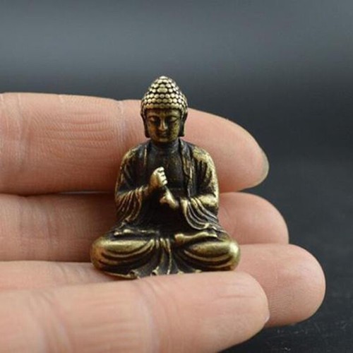 Mini buddha kopf deko statue - deko,