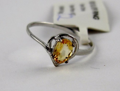 L12 citrin ring oval schliff - oval,