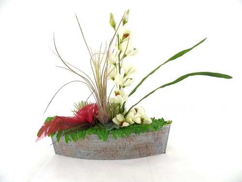 Orchideengesteck seide - orchideengesteck,