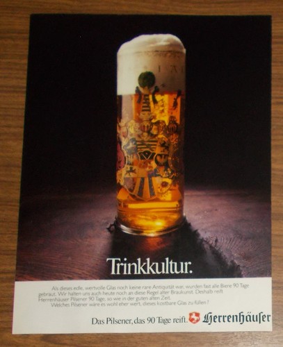 Seltene werbung herrenhäuser - seltene,