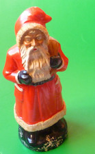 alter Weihnachtsmann zum befüllen DDR Plaste hohl Plastik Candycontainer 25 cm