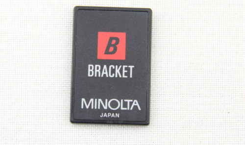 Minolta bracket program - program, card