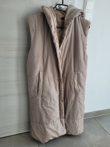 Damenweste lang s beige - gr.,