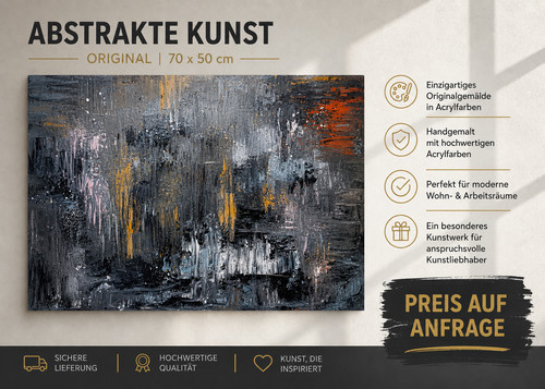 Abstraktes originalgemälde - abstraktes,